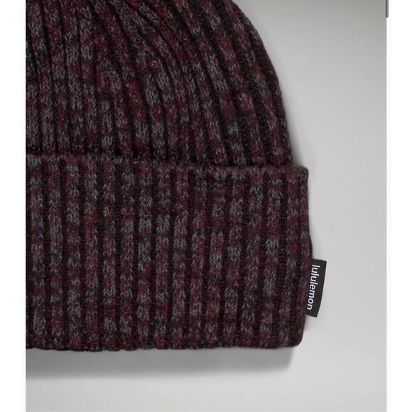Lululemon Women's Textured Fleece-Lined Knit Beanie m8 - Picture 2 of 6